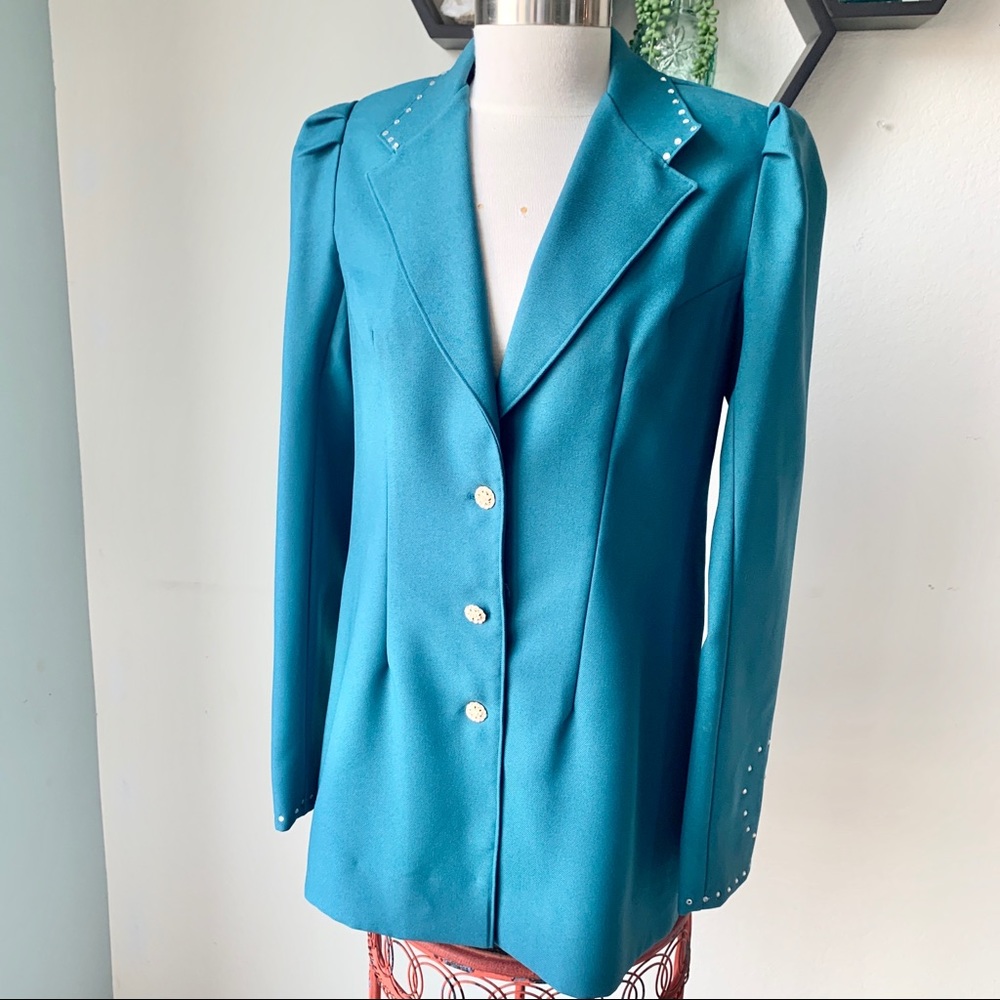 Korral Kreations Jade Blue Horse Show Blazer